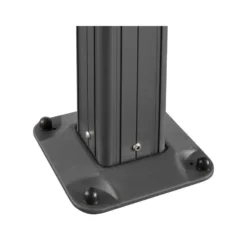 Aanleunende pergola IZEDA - 300 cmx300 cmx200 cm - Antracietgrijs Kunststof