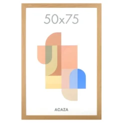 ACAZA Fotokader - Fotolijst - 50x75 cm - MDF hout - Warme Eik
