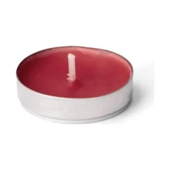 Acorde theelichtjes - appel/kaneel geur - 30x - rood - 3 uur