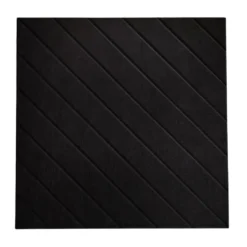 Akoestisch wandpaneel - 5 stuks - 60x60cm - Lijnmotief Zwart