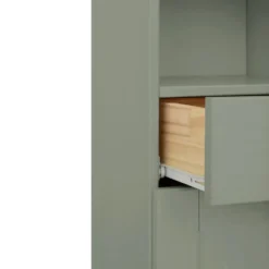Alby-Badkamerkast met 2 deuren en 1 plank in dennengroen