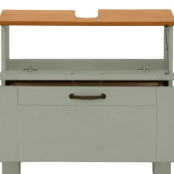 Alby-Gootsteenkast met 1 klep, 1 lade, dennengroen