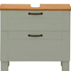 Alby-Gootsteenkast met 1 klep, 1 lade, dennengroen