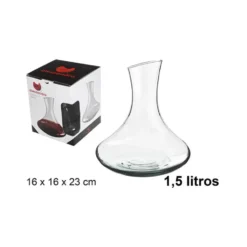Alessandro Decanteer karaf - wijn - glas - 1.5 L - 16 x 23 cm