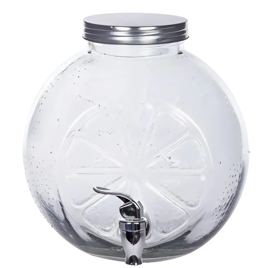 Alessandro Drankdispenser Citrus - glas - 5 liter