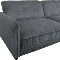 Alicia-Slaapbed 3-zitter in corduroy antraciet