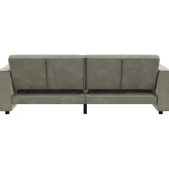 Allie II-Slaapbank 3-zitter in fluweel taupe