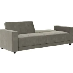 Allie II-Slaapbank 3-zitter in fluweel taupe