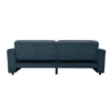 Allie - 3-zits slaapbank in blauw stof
