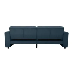 Allie - 3-zits slaapbank in blauw stof