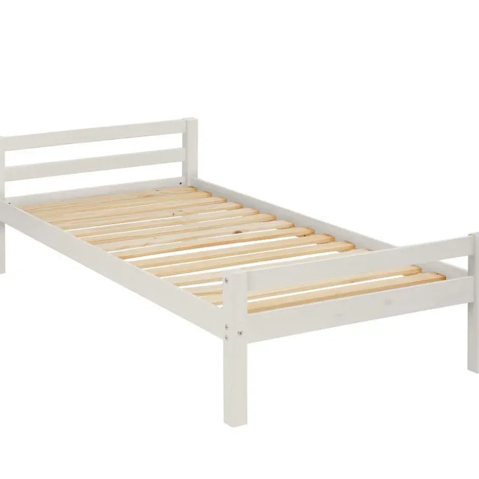Alpi - Kinderbed 90x200 cm wit grenen