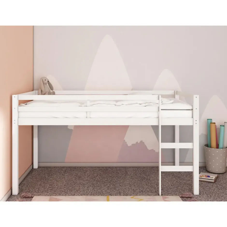 Alpi - Kinderverhoger 90x200 cm wit grenen