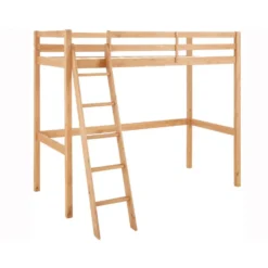 Alpi2 - Mezzanine bed 90x200 cm in grenen
