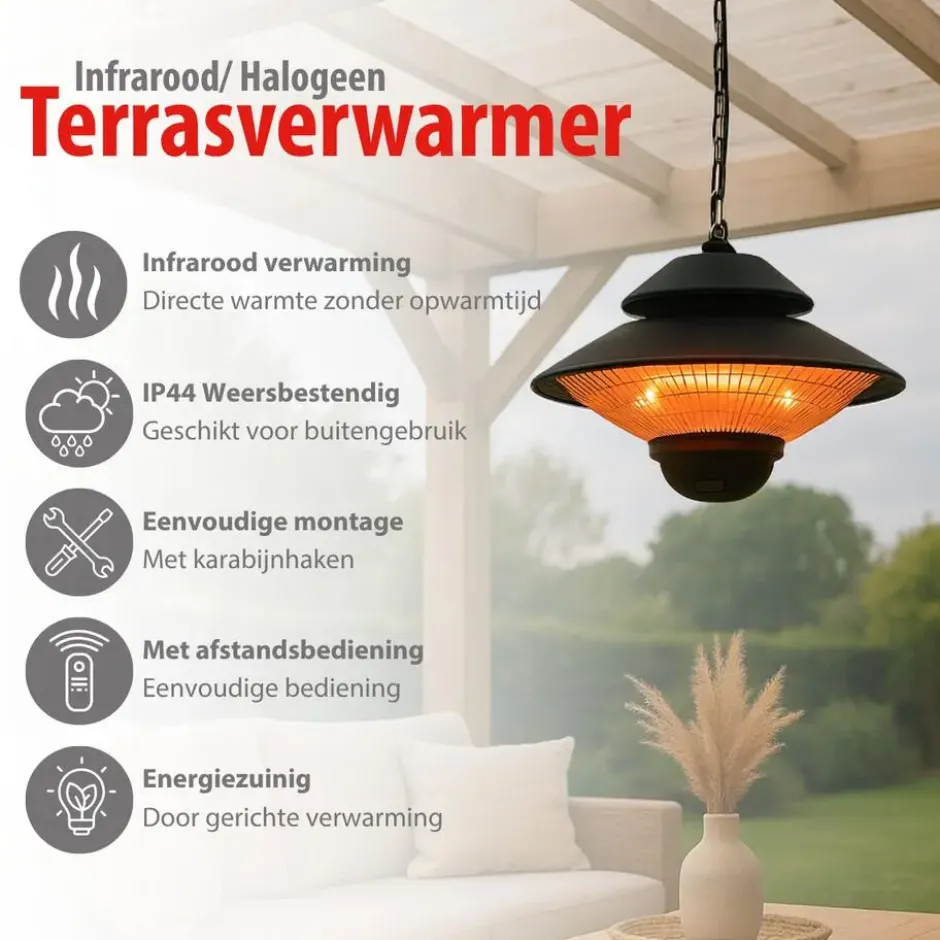 alpina Infrarood Terrasverwarmer 1500W