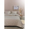 Ambiante Cotton Uni dekbedovertrek - 240x200/220 - Taupe