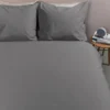 Ambiante Cotton Uni dekbedovertrek - 200x200/220 - Grijs