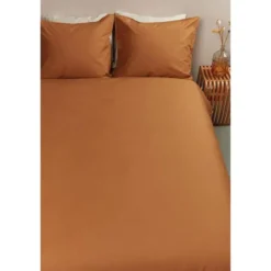 Ambiante Cotton Uni dekbedovertrek - 240x200/220 - Oranje