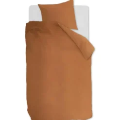 Ambiante Cotton Uni dekbedovertrek - 240x200/220 - Oranje