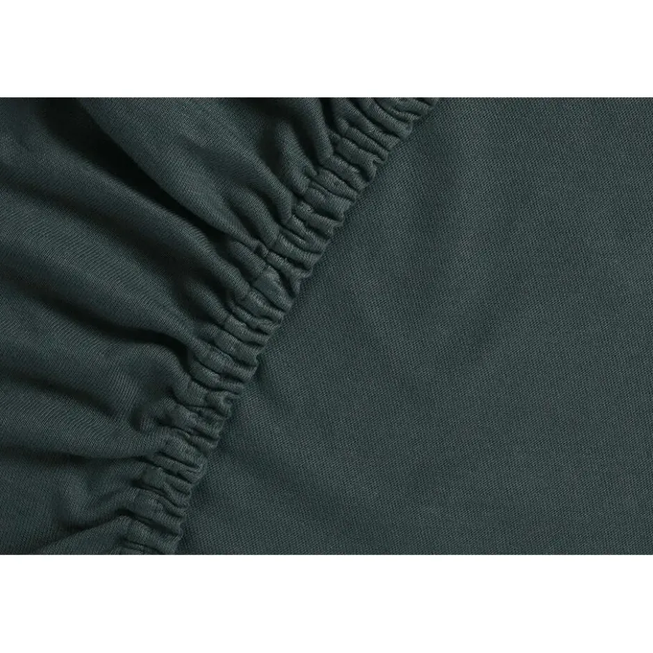 Ambiante Jersey - Topper Hoeslaken - 160x200/210 - Donker Groen