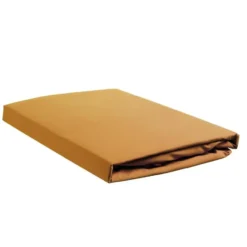 Ambiante Jersey - Topper Hoeslaken - 160x200/210 - Oker