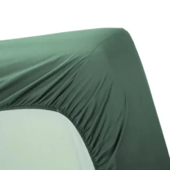 Ambiante Katoen - Splittopper Hoeslaken - 160x200 - Groen