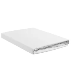 Ambiante Katoen - Topper Hoeslaken - 120x200 - Wit