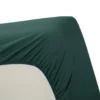 Ambiante Katoen - Topper Hoeslaken - 200x220 - Donker Groen