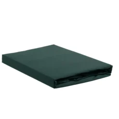 Ambiante Katoen - Topper Hoeslaken - 200x220 - Donker Groen