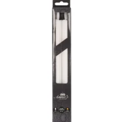 Anna Collection Led dinerkaarsen - 2x st - wit - 24 cm - 3D lont