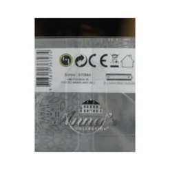 Anna's Collection Led stompkaars - lichtroze - H15 x D7,5 cm