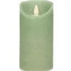 Anna's Collection Led stompkaars - jade groen - H15 x D7,5 cm
