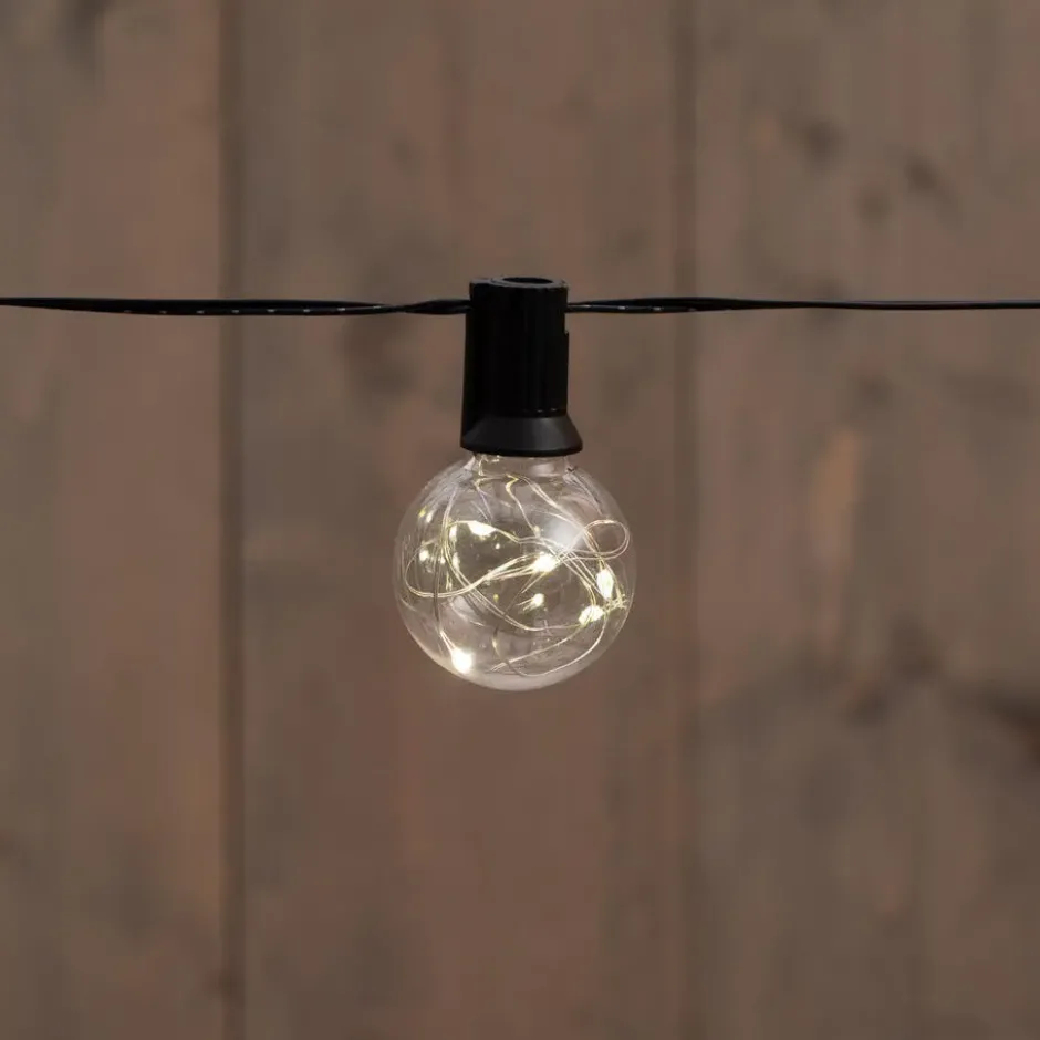 Anna's Collection Lichtsnoer - solar verlichting - warm wit - 450 cm
