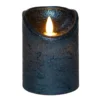 Anna's Collection Stompkaars - LED - metallic blauw - H10 cm