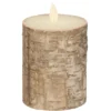 Anna's Collection Stompkaars - LED - berkenhout bruin - H10 cm