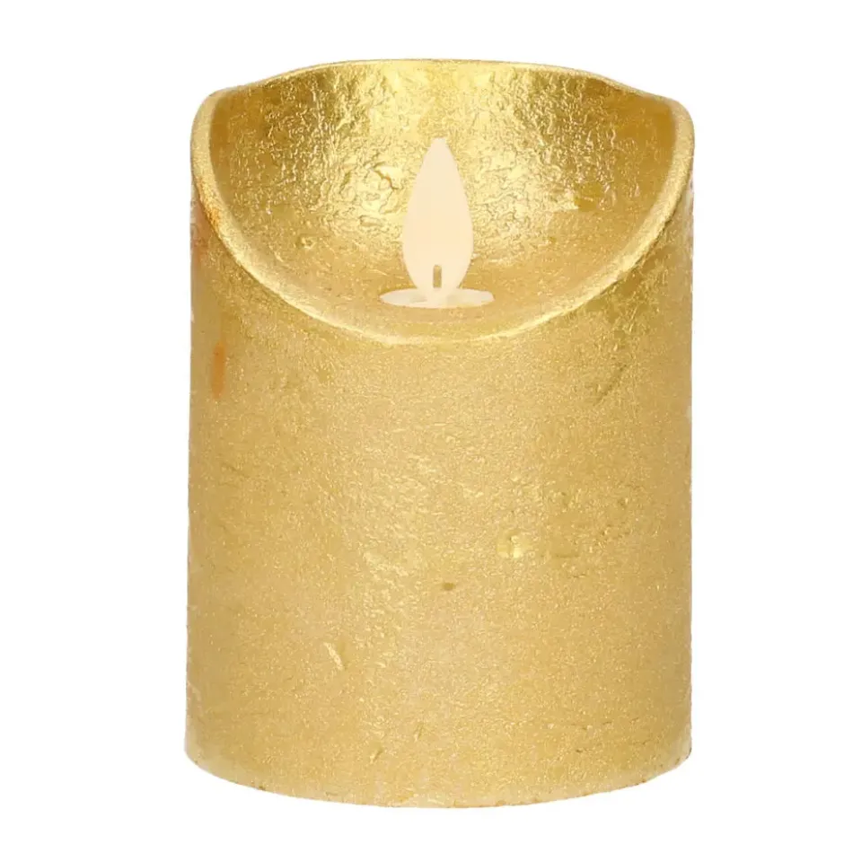 Anna's Collection Stompkaars - LED - goud - H10 cm