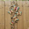 Anna's Collection Tuindecoratie vlinders - 3D - gekleurd -68 cm