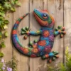 Anna's Collection Tuindecoratie Gecko hagedis - 30 cm - metaal