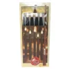 Anna's collection Zwevende LED kaarsen - 5x - zwart - 28 cm