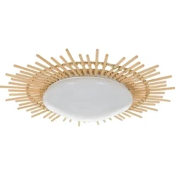 Anne Light & home Plafondlamp Aura - wit - 50x6 cm