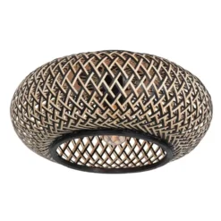 Anne Light & home Plafondlamp Maze - beige zwart - 42x22 cm