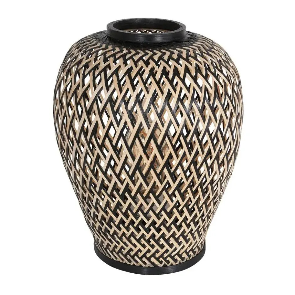 Anne Light & home Tafellamp Maze - beige zwart - 30x30 cm