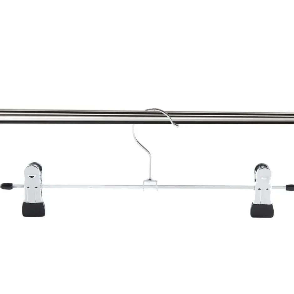 Antislip Broekhangers met Knijpers - 30 stuks Kleding Hangers met Klemmen- 31cm