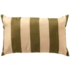 APOLLO - buitenkussen 30x50 cm - gestreept - Olive Branch - groen