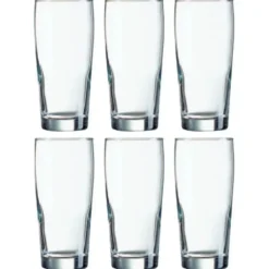 Arcoroc Bierglazen - 12 stuks - fluitjes - glas - 330 ml