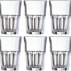 Arcoroc Drinkglazen Granity - 6 stuks - transparant - glas - 420 ml