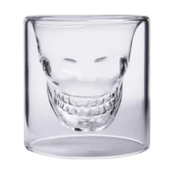 Aretica Shot glaasje Skull set van 4 glas -