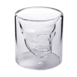 Aretica Shot glaasje Skull set van 4 glas -