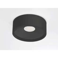 Artdelight Plafondlamp Orlando - zwart - 14x5 cm