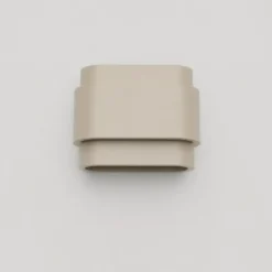 Artdelight Wandlamp Metz - 2 lichts - beige - 9x16 cm