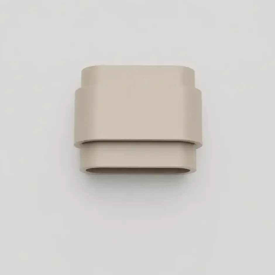 Artdelight Wandlamp Metz - 2 lichts - beige - 9x16 cm